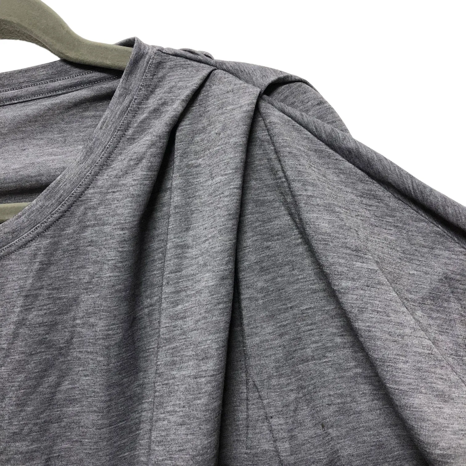 Athletic Top Short Sleeve By Athleta In Grey, Size: M