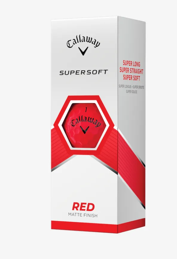 Callaway Supersoft Matte Red Dozen