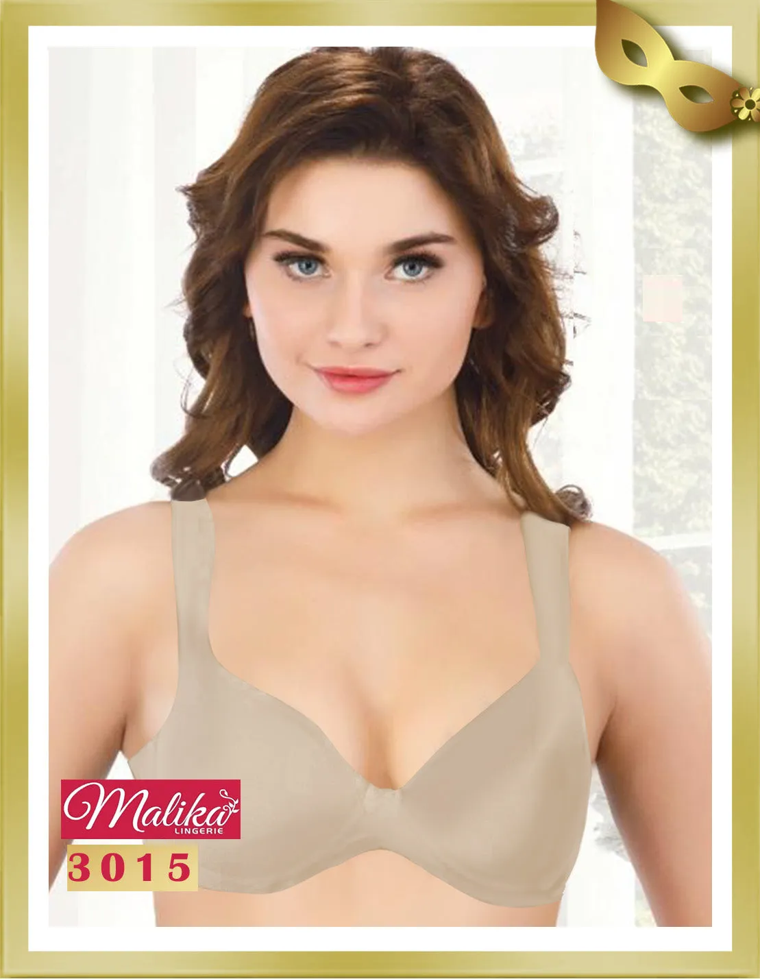 Cotton Control Full Cup Minimizer Bra 3015