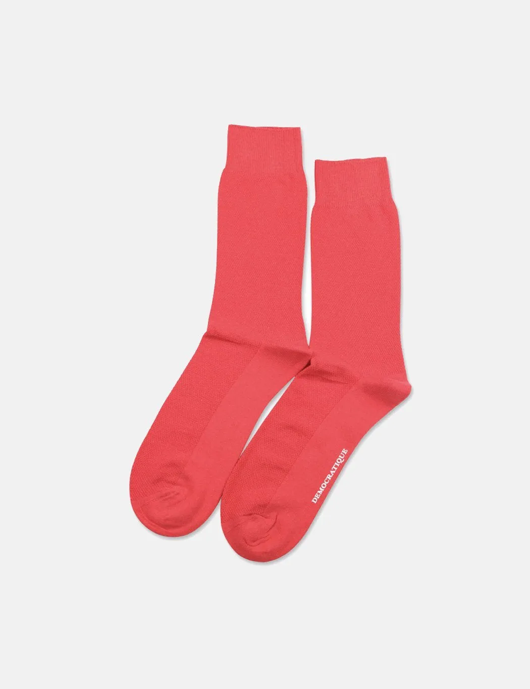 Democratique Originals Champagne Pique Socks - Spring Red