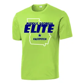 Elite - State Logo Holloway Momentum Drifit Tee (222818/222819) - Lime