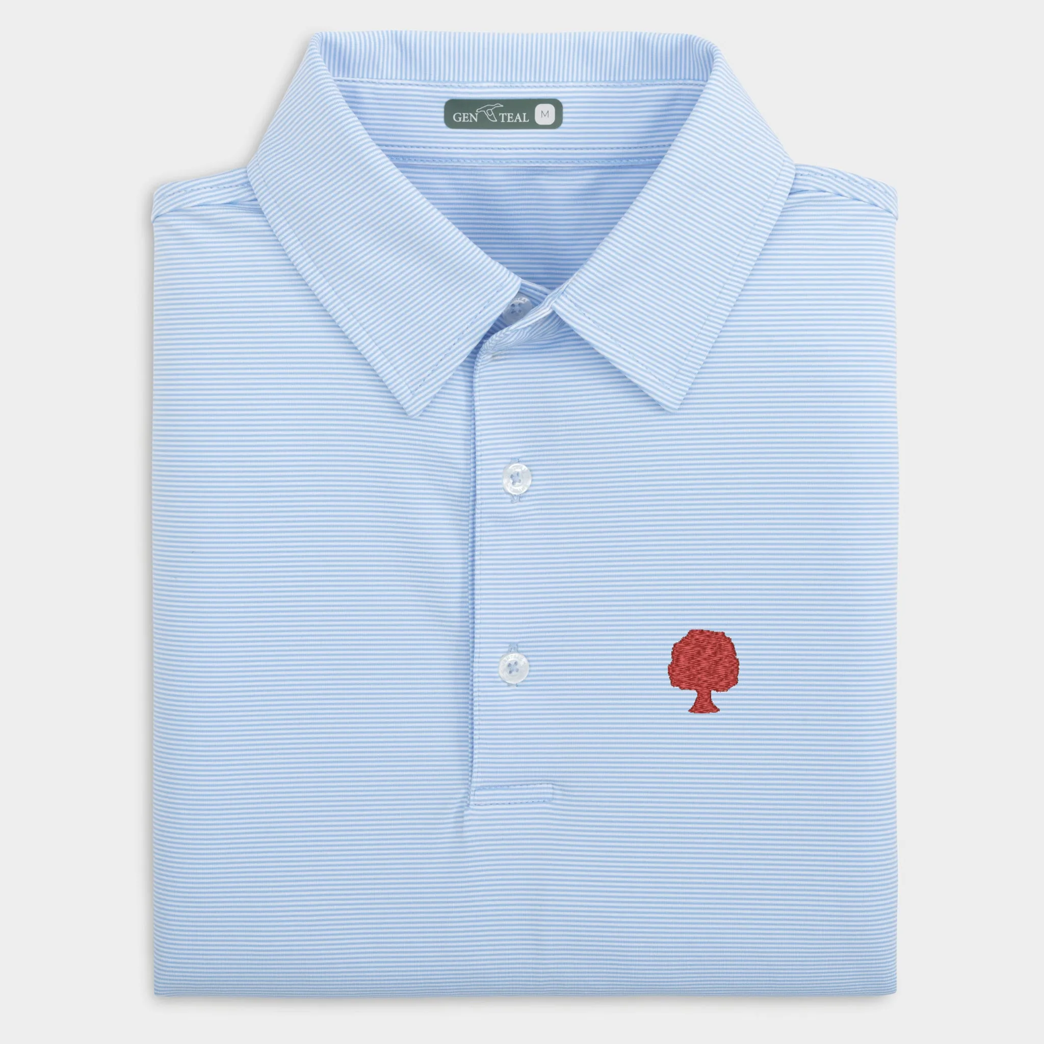 Grove Collective Pinstripe Performance Polo
