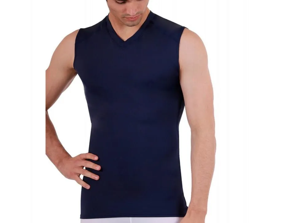 Insta Slim Big and Tall Medium Compression V-Neck Shirt 2VAT013BT