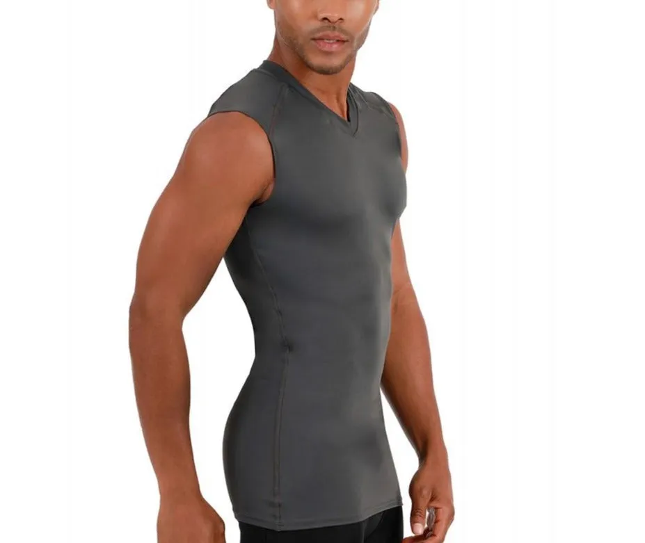Insta Slim Big and Tall Medium Compression V-Neck Shirt 2VAT013BT