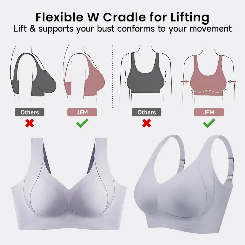 Shecurve®Enhanced w Support Adjustment Comfort Bra-Skin Grey